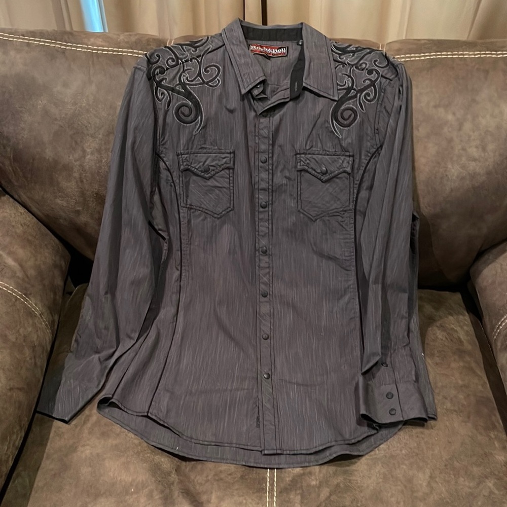 Rock & Roll Cowboy long sleeve shirt XL.